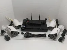 Lorex 720p Wireless security system 4 cameras, Reciever, Transmitter. 