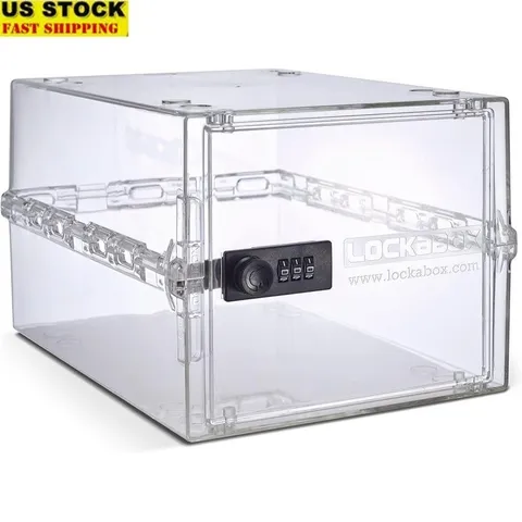 Medium Combination Lock Box Food Medical Storage Secure Hygienic Solution New