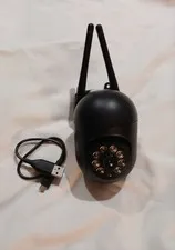 PTZ Security Camera - 360° WiFi 1080P Color Night Vision Outdoor Yi App/SD Card