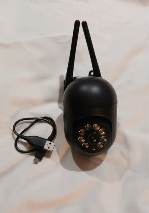 PTZ Security Camera - 360° WiFi 1080P Color Night Vision Outdoor Yi App/SD Card