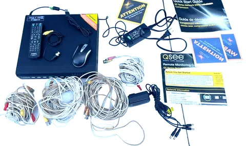 Q-See 4 Channel D1 Recording DVR QT504, (No Cameras Included)