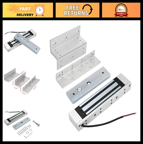 Waterproof Electromagnetic Door Lock 350LBS 12V Fail Safe NC Mode Access Control