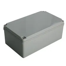 Ogrmar Plastic Dustproof IP65 Junction Box DIY Case 10"x 6"x 4", Grey 
