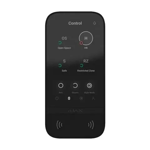 Ajax KeyPad TouchScreen Wireless Keyboard with Touch Screen (Black)