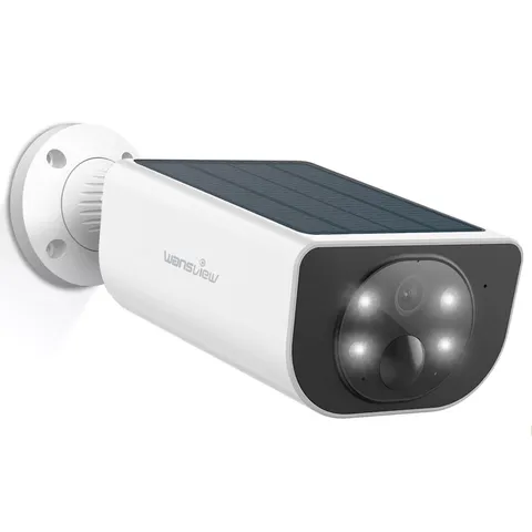 Wansview S1 Solar Powered Outdoor Wireless Security Camera 2K Rechargeable IP65