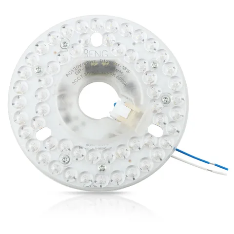 HKZTUY Ceiling Fan LED Light Replacement Panel, 18W 4.92 in, Inch, White