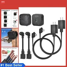 Power Cord and Adapter for Blink Outdoor Cameras 2 Pack 10ft Weatherproof Micro