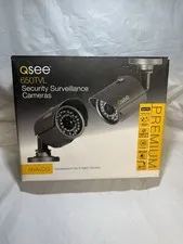 Q-See QM6510B-2 High-Resolution 650TVL Weatherproof Camera 100f Nightvision