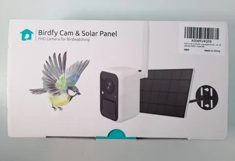 New in Open Box NETVUE Birdfy Cam & Solar Panel FHD Birdwatching Camera