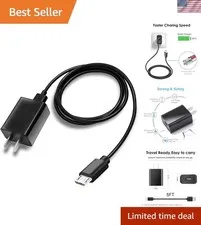 5ft Power Cable and Fast Charger for SimpliSafe Cameras - Durable & Convenient