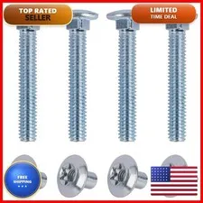 Fuoequl Trailer Hasp Bolt Kit, Trailer Hasp Bolt Style Cargo Trailer Door Hitch