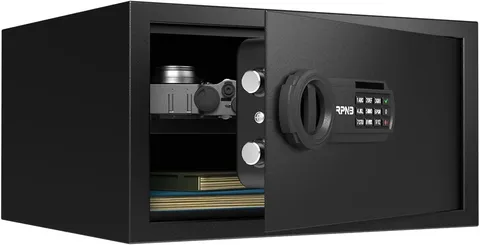 Deluxe Safe & Lock Box,Digital Keypad Safe Box,Steel Alloy Small Safes Keypad