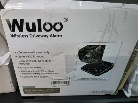 Wuloo Wireless Driveway Alarms System 1800Ft Range Motion Sensors Detector Alert