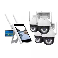 10CH Wifi6 NVR W/10.1 In. Monitor, 1TB Flash Drive and 3Mega Pixel Pan-Tilt Floo