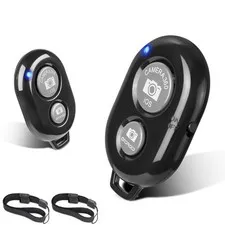 2 Pack Wireless Camera Remote Control - Wireless Remote for iPhone & Android Pho