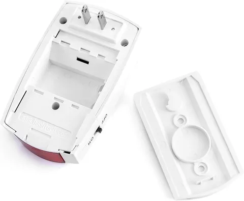 Power Failure Alarm, 118 Db Loud Siren with LED Light, 110V to 220V, Off/On A...