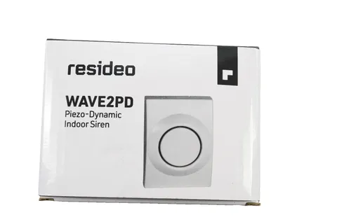 Resideo Honeywell Home WAVE2PD Piezo Dynamic Indoor Security Alarm Siren