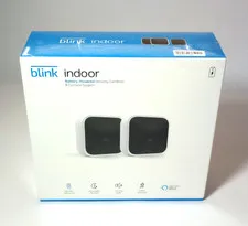 Blink Indoor Camera Security System 2 Pack Battery Powered Alexa 1080p HD New