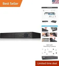 Wired 4CH Security DVR: Full HD Recording & Easy Setup for Home Security