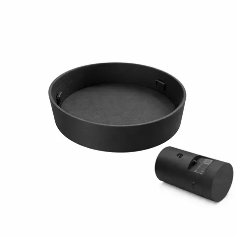 Battery Door Cover for Ring Outdoor Cam fit Both Stick up & Plus Camera - Black