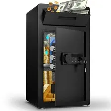 Secondhand 6.5 Cub Large Safe Box with Drop Slot & Adjustable Shelves Soft Line