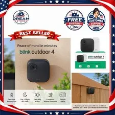 Blink Outdoor 4 Wireless Security Camera 1080p Night Vision Alexa