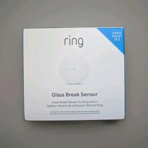 Ring Glass Break Sensor 2 Pack Wireless Smart Home Security Alarm Z Wave New