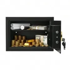 Steel Fireproof Waterproof Digital Security Box Keypad Lock Hidden Key Safe BLK
