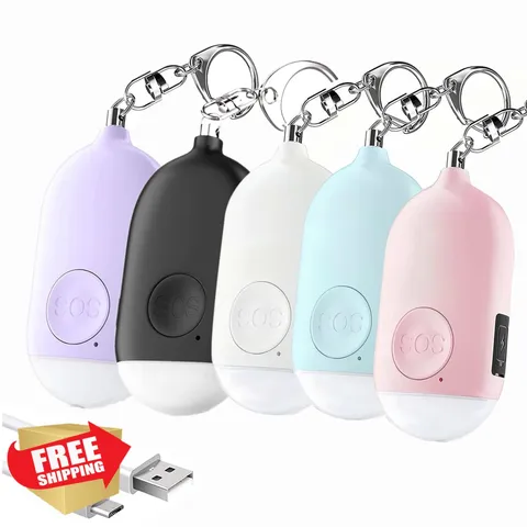 Hion Personal Safety Alarm 5 Pack Multi Colors