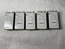 MASTER LOCK TOUGH UNDER FIRE (RED) Lockout Padlock, KA, Red, 1-15/16"H LOT OF 5