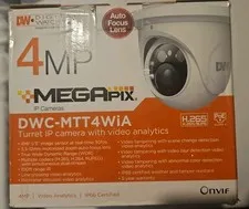 Digital Watchdog DWC-MTT4WiA 4MP MEGApix Turret IP Camera PoE New Discontinued