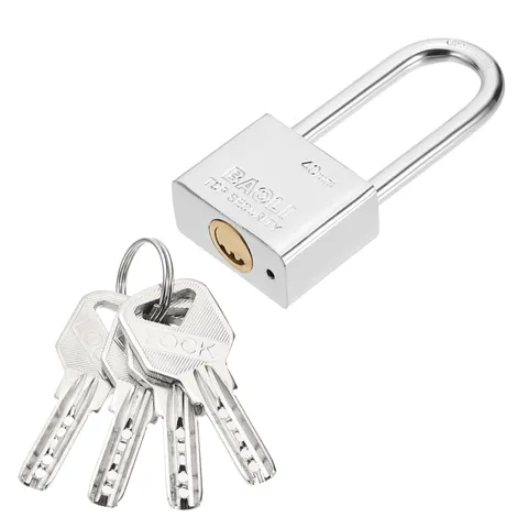 40 x 20 x 90mm Heavy Duty Lock Alloy Steel High Security Padlock with 4 Keys