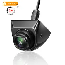 Backup Camera for Cars - HD/CVBS Image 170° Wide Angle, Black-metal mount