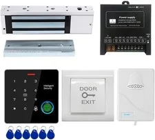 Door Access Control System IP67 Waterproof RFID Fingerprint Keypad Exit Button