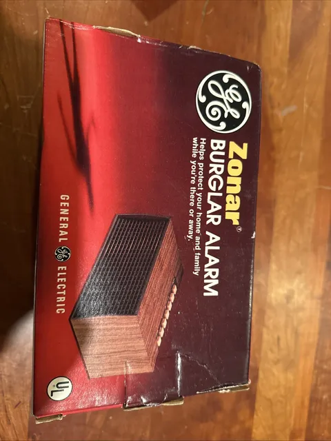 Vintage GE Zonar Battery Operated Burglar Alarm