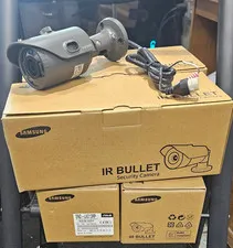 Samsung SNO-L6013RP 2MP IP Wired IR Night Vision Outdoor Bullet Camera Gray
