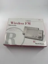 Radio Shack 43-491 FM 2 Station Wireless Intercom System Lot Of 2 Tested