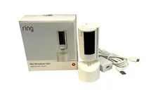 Ring (5F93F2) Pan-Tilt Indoor 360° Horizontal Pan Coverage - White