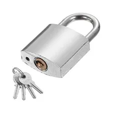 24.5 x 42mm Heavy Duty Lock Alloy Steel High Security Padlock with 4 Keys