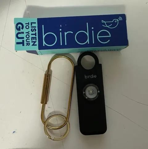 Birdie Personal Safety Alarm Personal Security Device w/ Strobe Light New