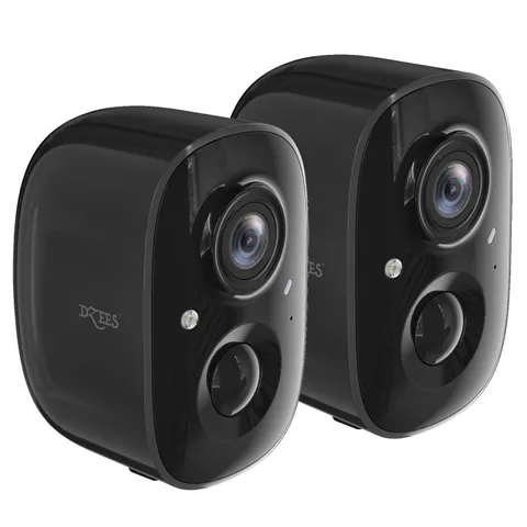 Dzees 2K Security Cameras Wireless Outdoor, Indoor-Outside WiFi Battery Power...