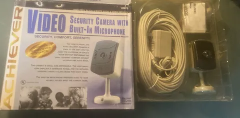 Achiever Video Security Camera Built-In Microphone Security Night Vision Wired