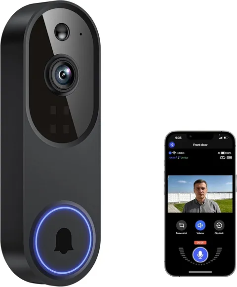 Wireless Doorbell Camera M52 1080P WiFi Security Cam Night Vision Motion Alert