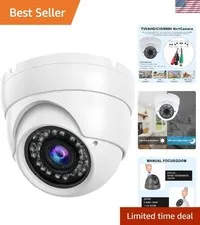 Analog CCTV Camera 1080P HD 4-in-1TVI/AHD/CVI/960H CVBS, 4X Manual Focus/Zoom...