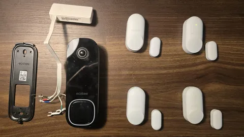 Ecobee Security Kit - Doorbell Camera + Chime, Ec 4 Door & Window Sensors