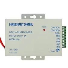 Access Control Power Supply 12V 3A DC for Electric Locks Door Systems