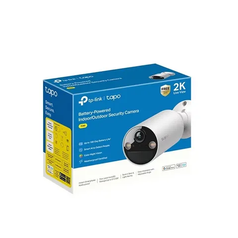 TP-Link Tapo Smart Wire-Free 2K Indoor/Outdoor Security Camera TC82