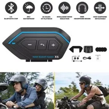 Motorcycle Helmet Speakers Headphone Intelligent Noise Mic Wireless Bluetooth