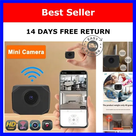1080P Mini WiFi Security Camera HD Remote Monitor Portable Smart Cam