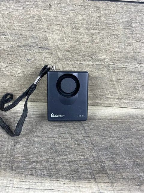 Personal Security Attack Alarm with Clip Quorum PAAL- BLACK M1